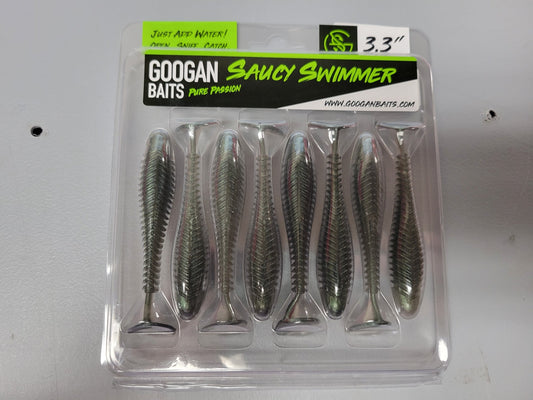Googan 3.5" Saucy Swimmer Green Gizzard Shad