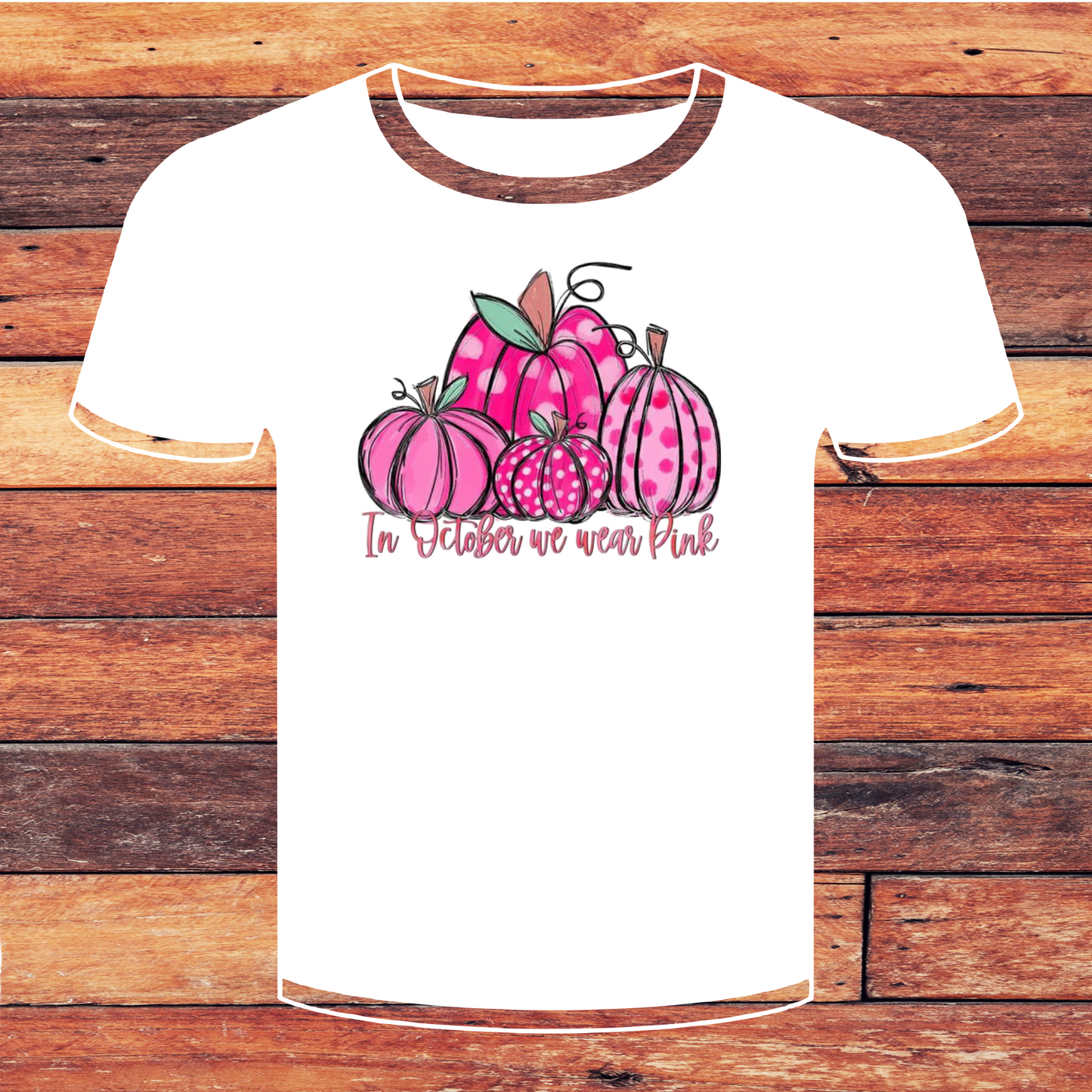 We Wear Pink In October Pumpkins